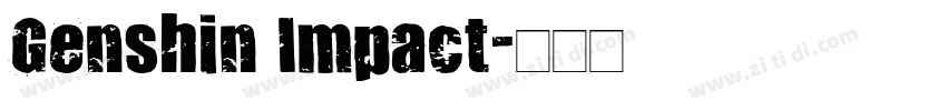 Genshin Impact字体转换